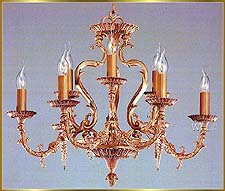 Alabaster Chandeliers Model: RL 456-75